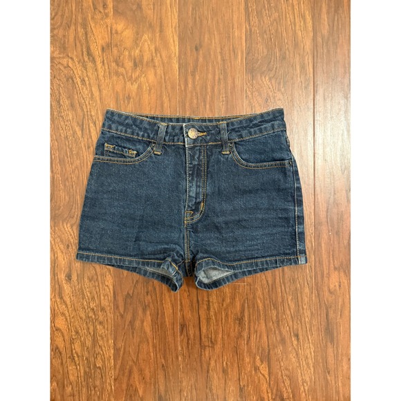 BDG Pants - BDG Urban Outfitters Y2K Erin High Rise Denim Shortie Dark Wash Shorts Size 25w‎